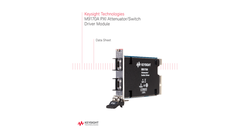 M9170A PXI Attenuator/Switch Driver Module